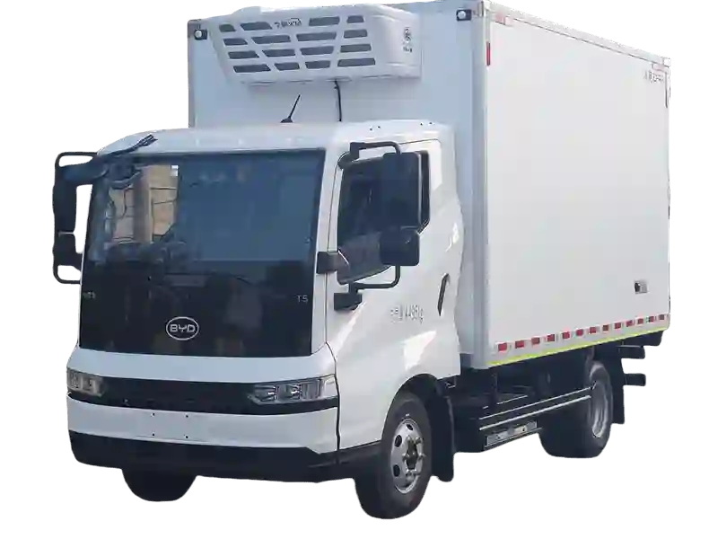 BYD Pure Electric Refrigerated Trucks with 94.3kwh Max Distance 275KM