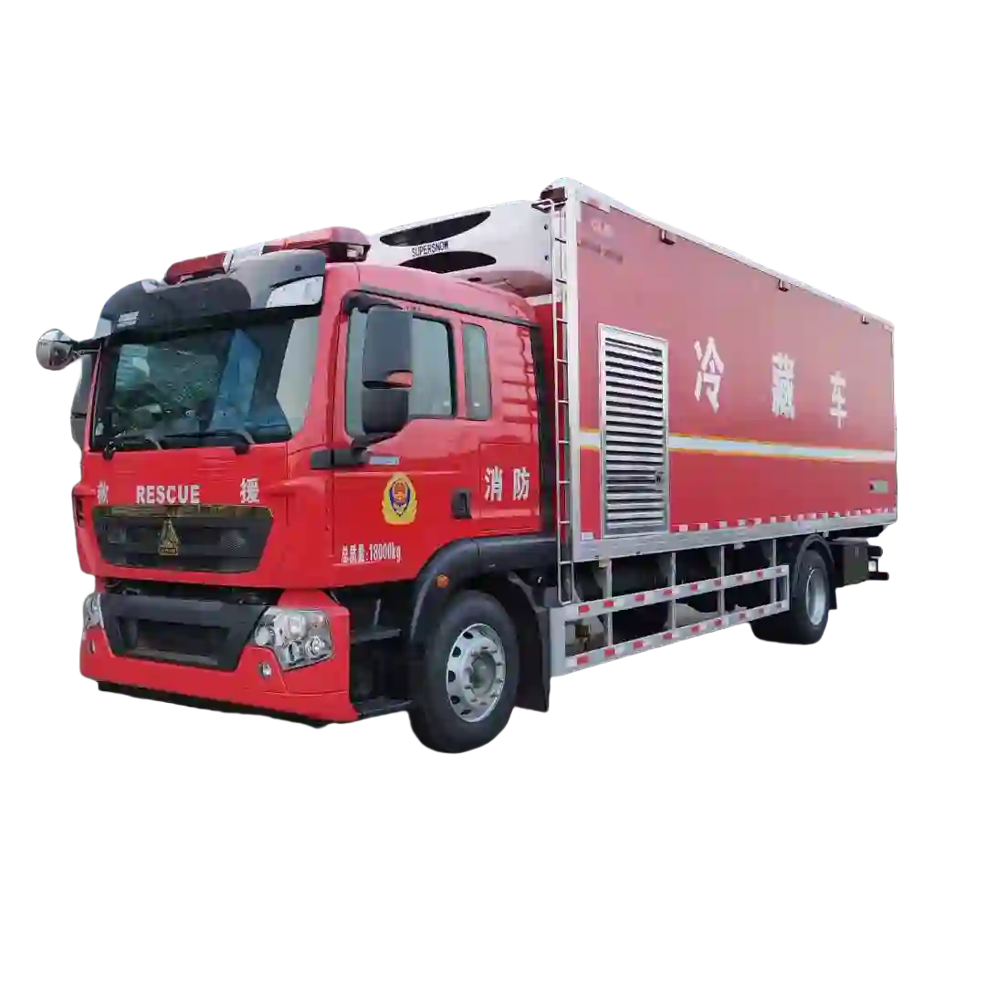 HOWO 11 Tons 7 Meters Refrigerated Trucks