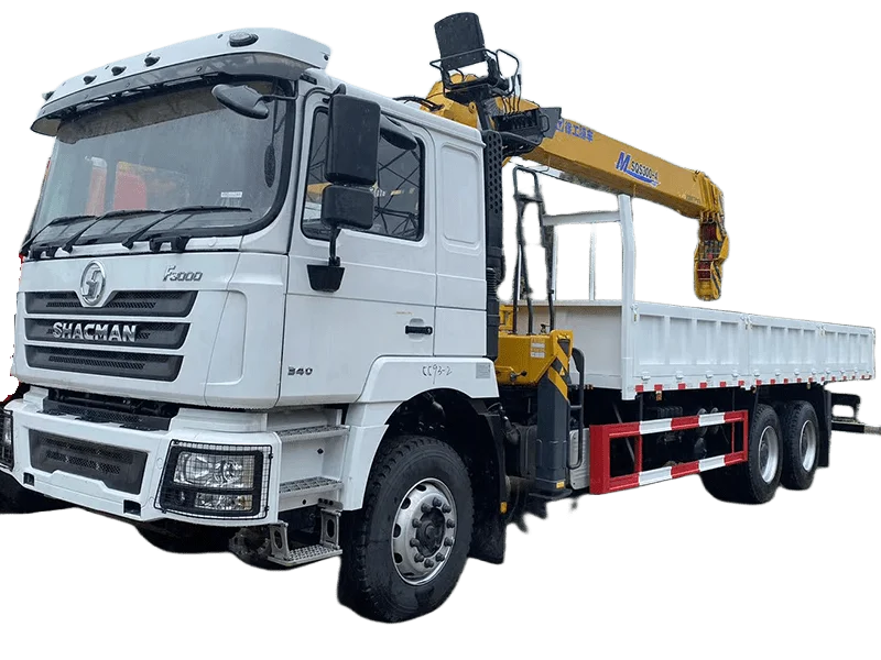 SHACMAN F3000 6X4 12 Tons Truck With XCMG Crane