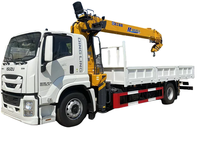 ISUZU GIGA  4X2 Truck with XCMG 12 Tons Crane On Sale